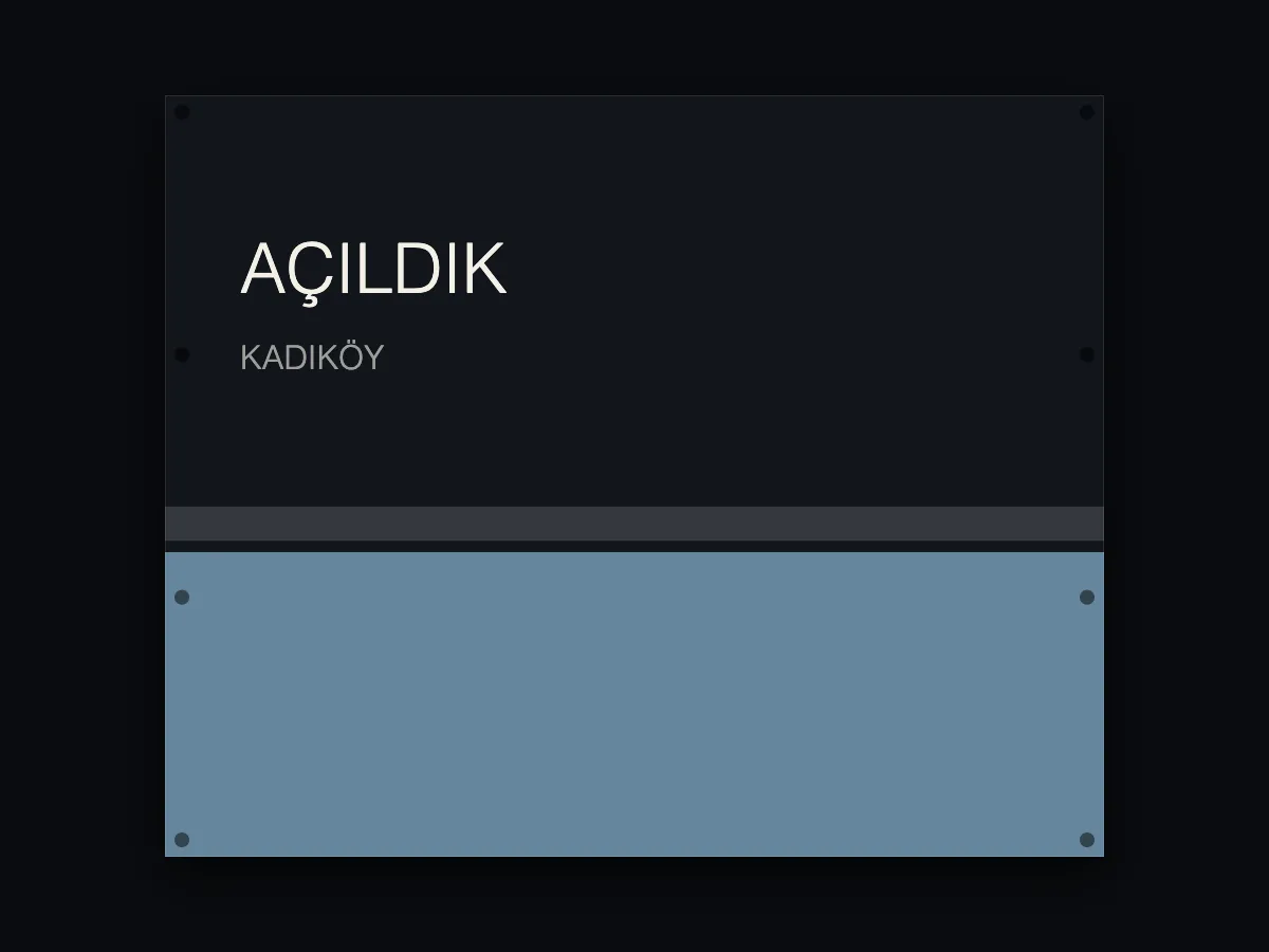 Dijital baskı — Yeşilay Kadıköy, Üsküdar, Ataşehir sticker seti