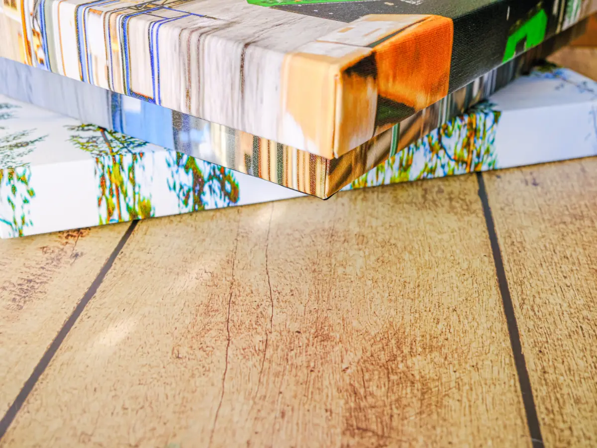 Canvas baskı — Canvas kenar detayı