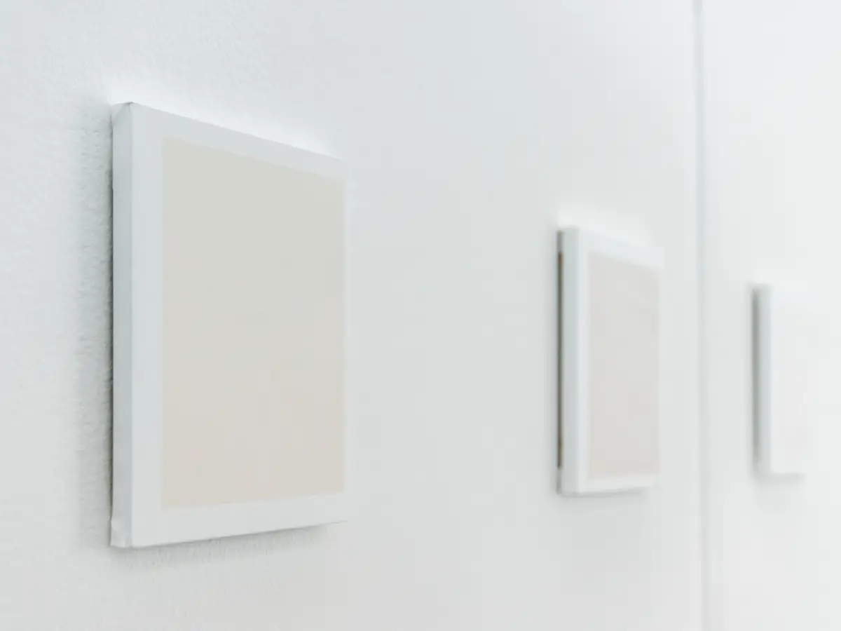 Canvas baskı — Beyaz duvarda canvas